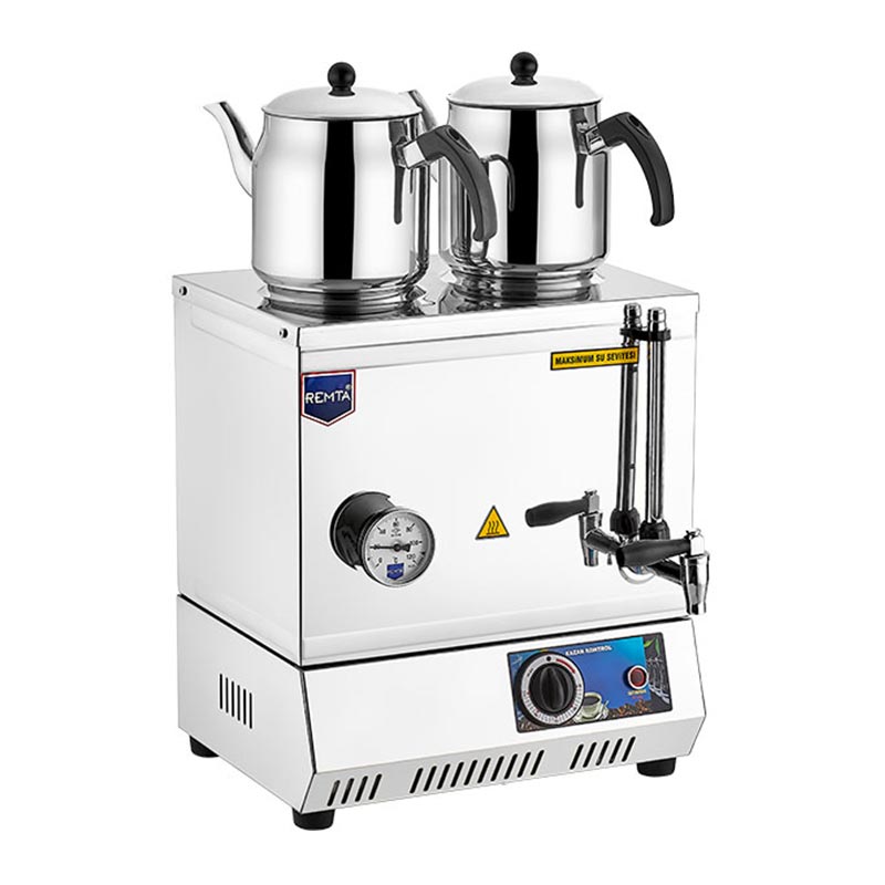 Remta Remta EP05 40 Model Çay Ocağı, Elektrikli, Pleytsiz, 2 Demlikli, 29 Litre Kapasiteli