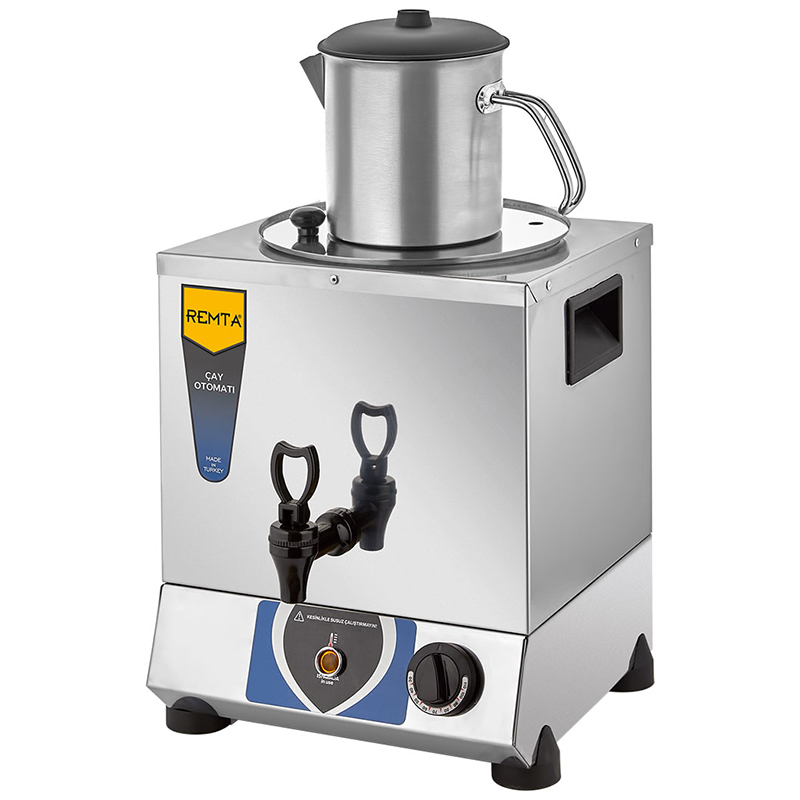 Remta Remta TT01 Çift Cidarlı Çay Makinesi, Elektrikli, Pleytsiz, Tek Demlikli, 8 lt