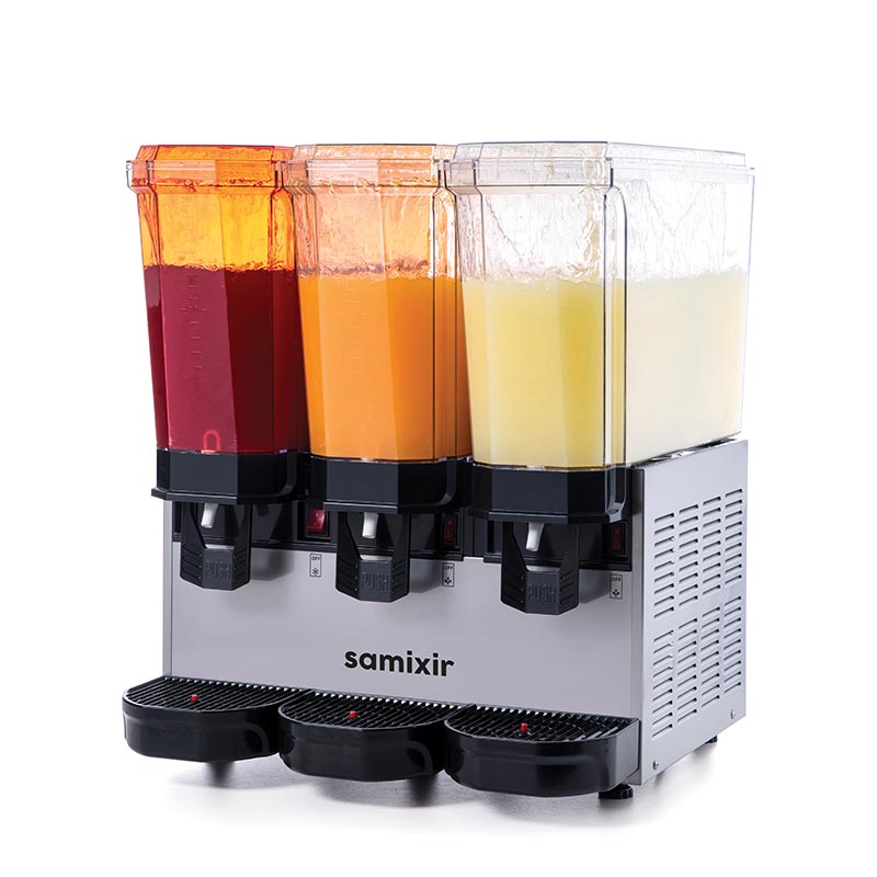 Samixir Samixir 60.SSSI Klasik Triple Soğuk İçecek Dispenseri, 20+20+20 Lt, 3 Fıskiyeli, Inox