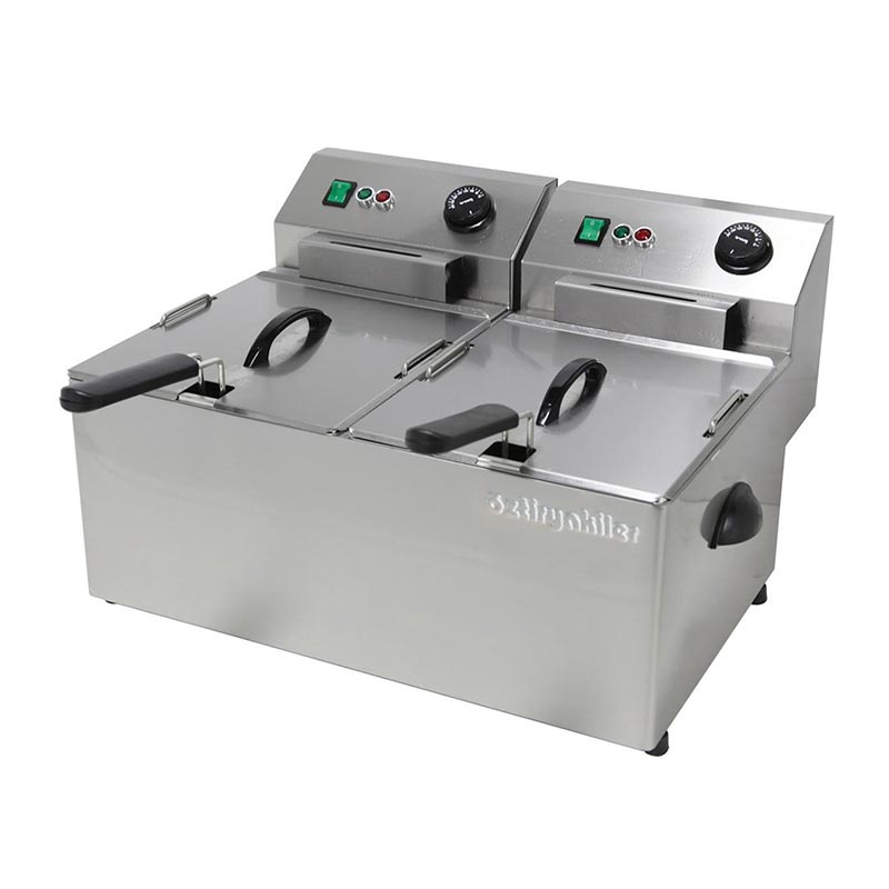 Öztiryakiler Öztiryakiler Elektrikli Fritöz, Trifaze, 12 kW, 53x43x31 cm, OF 8DS