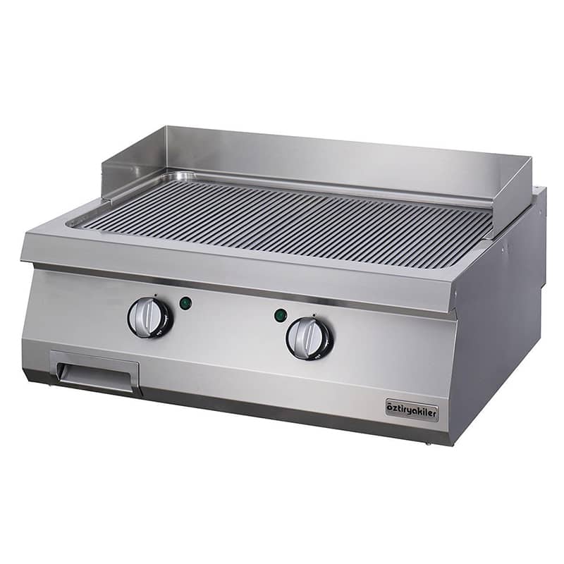 Öztiryakiler Öztiryakiler Elektrikli Grill Plate, Oluklu, 80x90x30 cm, OGE 8090 N