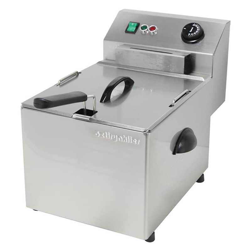 Öztiryakiler Öztiryakiler Elektrikli Fritöz, Tekli, 8 lt, 26.5x43x31 cm, Trifaze, OF 8S