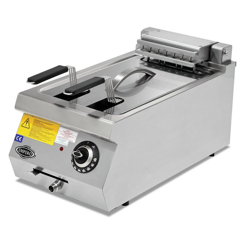 Empero Empero 700 Plus Seri Set Üstü Elektrikli Fritöz, Tekli, 14 lt, 40x73x30 cm