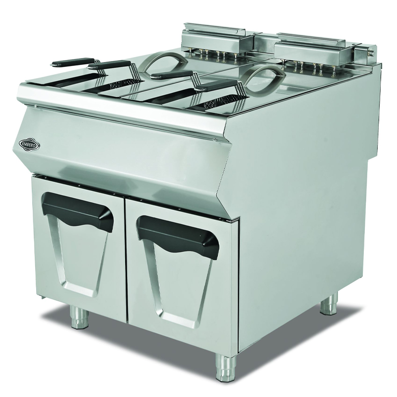 Empero Empero 700 Plus Seri Gazlı Fritöz, Dolaplı, Çiftli, 16+16 lt, 80x73x85 cm