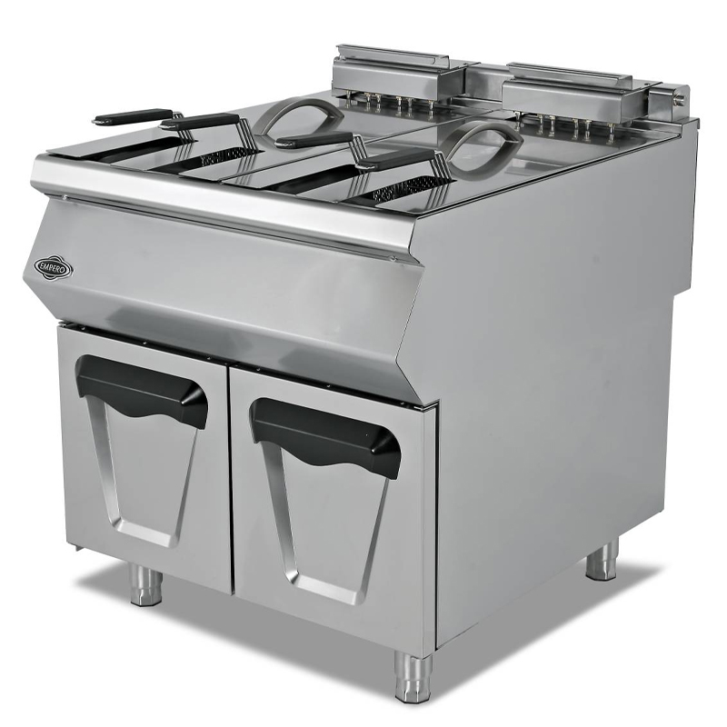 Empero Empero 900 Plus Seri Set Üstü Gazlı Fritöz, Çiftli, 24+24 lt, 80x90x85 cm