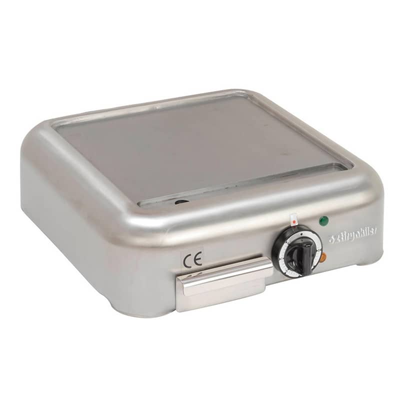 Öztiryakiler Öztiryakiler Elektrikli Grill Plate, Tekli, Düz, Compact Serisi, 40x40 cm, OCGE 4040