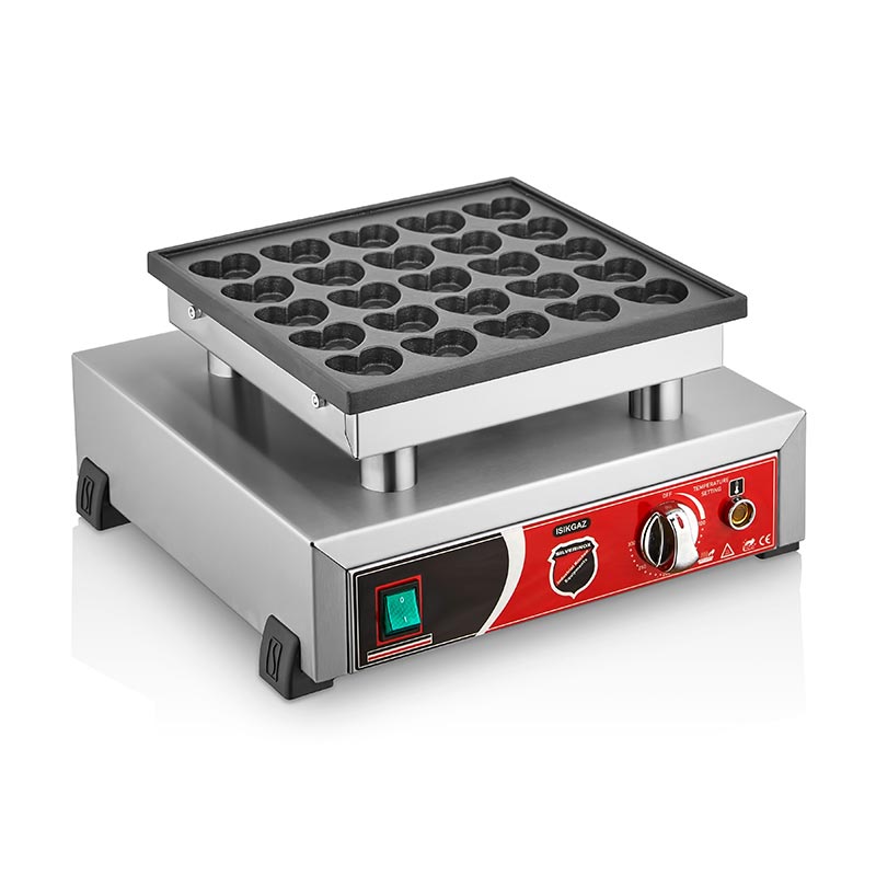 SilverInox SilverInox B21 Kalpli Bubble Waffle Makinesi, Tekli, Elektrikli