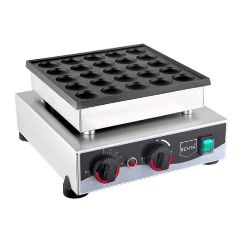 Remta Remta W26 Yuvarlak Bubble Waffle Makinesi, 25'li, Elektrikli