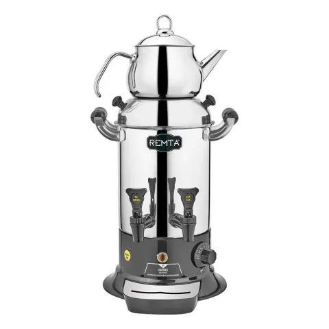 Remta Remta R25 Mini Çay Makinesi, Elektrikli, 2 Demlikli, 5 Litre Kapasiteli