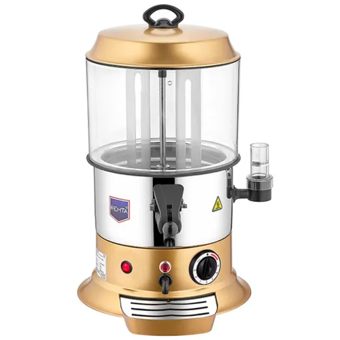 Remta Remta CS9 Sıcak Çikolata ve Salep Makinesi, 5 lt, 32x36x48 cm, Gold