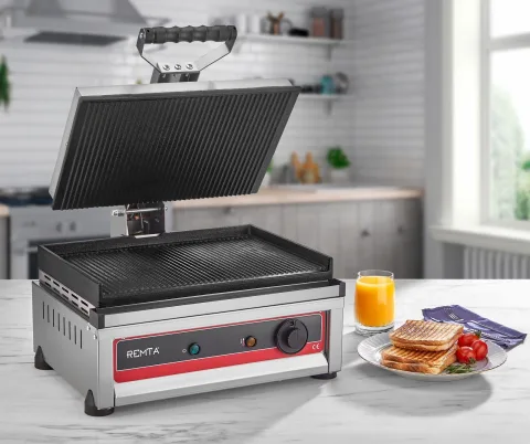 Remta Remta R73L Ayarlanabilir Pres Tost Makinesi, 20 Dilim, Elektrikli