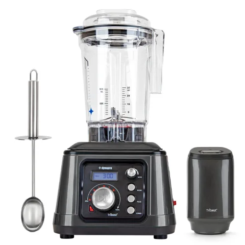 Tribest Tribest DPS-2250GY-F Dynapro Commercial Vakumlu Blender, 1.8 L, 1865 W, Siyah