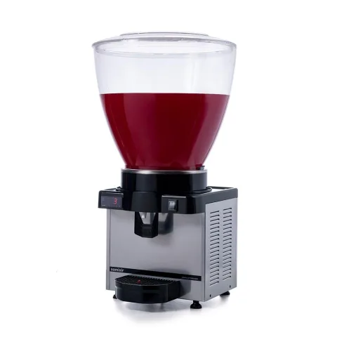 Samixir Samixir M40 Panoramik Soğuk İçecek Dispenseri, 40 Lt, Karıştırıcılı, Siyah, Dijital