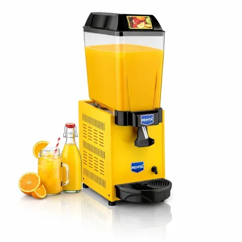 Remta Remta ST10 Tekli Şerbet Soğutma Makinesi, Fıskiyeli, 20 Litre Kapasiteli, Silver