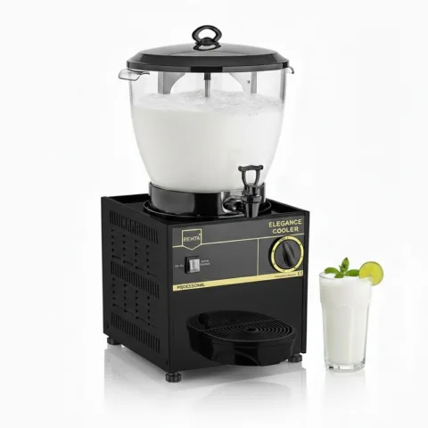 Remta Remta ST25 Elegance Şerbet ve Ayran Soğutma Makinesi, Karıştırıcılı, 21 Litre Kapasiteli, Silver