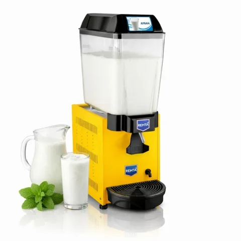 Remta Remta ST11 Tekli Ayran Soğutma Makinesi, Karıştırıcılı, 20 Litre Kapasiteli, Silver