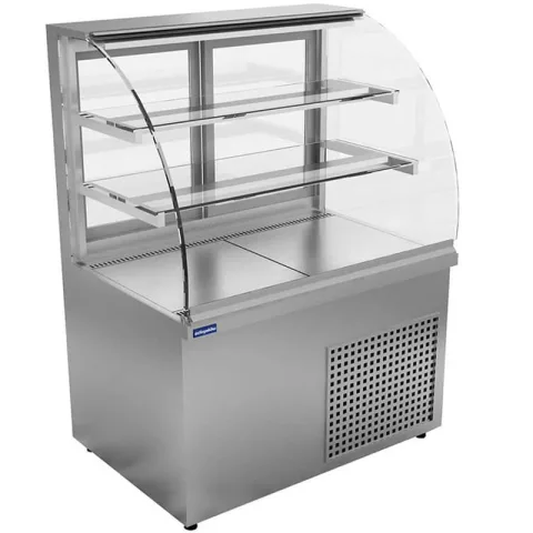 Öztiryakiler Öztiryakiler Bombe Camlı Soğuk Teşhir Dolabı, 480 lt, 200x70x135 cm, ETD - 11C20 Model