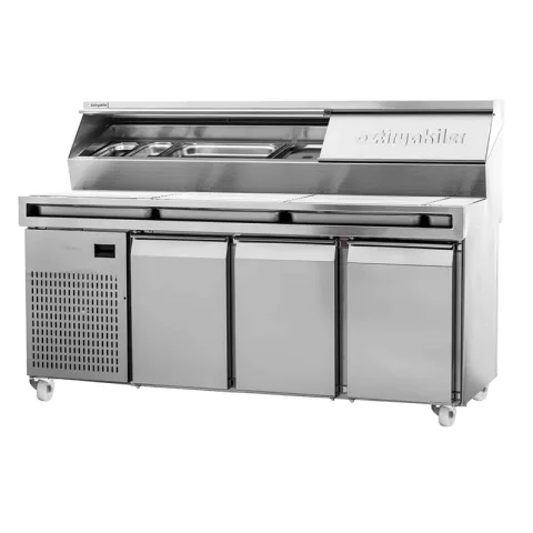 Öztiryakiler Öztiryakiler Make Up Pizza Hazırlık Dolabı, 180x80 cm, Önü Telli
