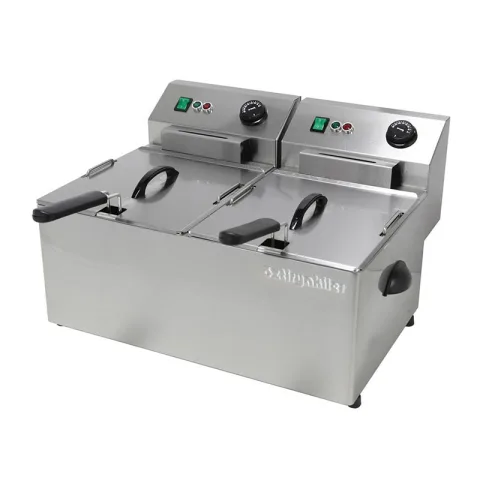 Öztiryakiler Öztiryakiler Elektrikli Fritöz, Trifaze, 12 kW, 53x43x31 cm, OF 8DS