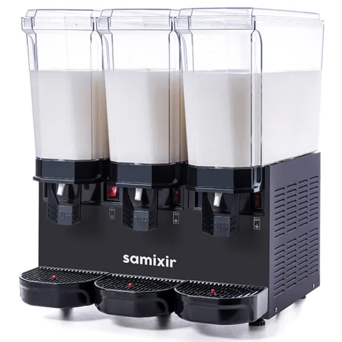 Samixir Samixir 60.MMMB Klasik Triple Soğuk İçecek Dispenseri, 20+20+20 lt, 3 Karıştırıcılı, Siyah