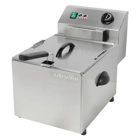 Öztiryakiler Öztiryakiler Elektrikli Fritöz, Tekli, 8 lt, 26.5x43x31 cm, Trifaze, OF 8S