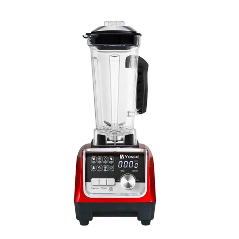 Vosco Vosco VHS-206C Pro Dijital Buz Kırıcı Bar Blender, 2 L, 1600 W, Kırmızı