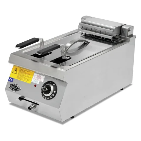 Empero Empero 700 Plus Seri Set Üstü Elektrikli Fritöz, Tekli, 14 lt, 40x73x30 cm