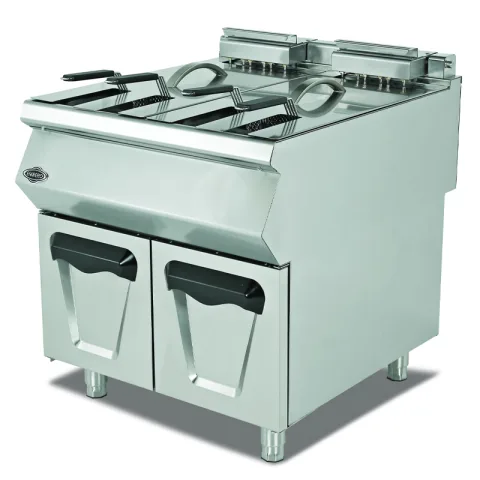 Empero Empero 700 Plus Seri Gazlı Fritöz, Dolaplı, Çiftli, 16+16 lt, 80x73x85 cm