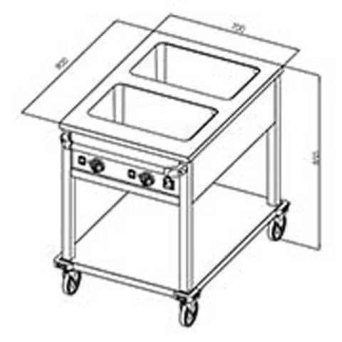 Öztiryakiler Öztiryakiler Elektrikli Bain Marie, OHBETY 2GN