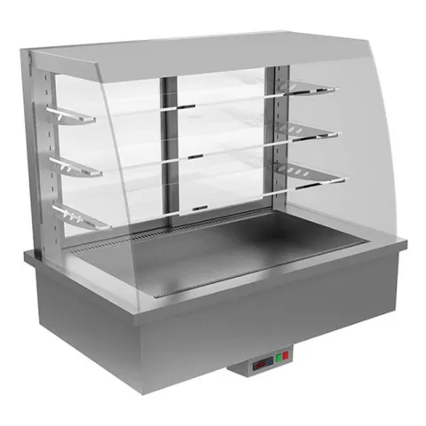 Öztiryakiler Öztiryakiler Ankastre Self Servis Sıcak Teşhir Dolabı, 150 cm, ETA - 21H15 Model