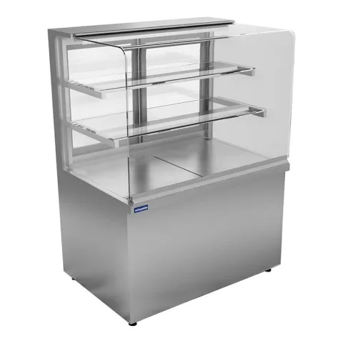 Öztiryakiler Öztiryakiler ETD-12N15 Düz Camlı Nötr Teşhir Dolabı, 360 lt, 150x70x135 cm