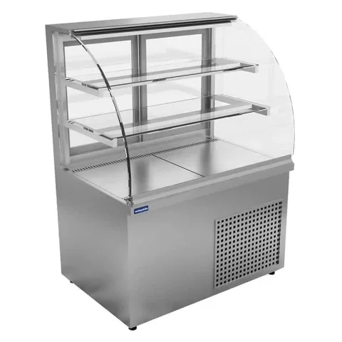 Öztiryakiler Öztiryakiler Bombe Camlı Sıcak Teşhir Dolabı, 360 lt, 150x70x135 cm