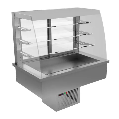 Öztiryakiler Öztiryakiler Ankastre Self Servis Soğuk Teşhir Dolabı, 100 cm, ETA - 21C10 Model