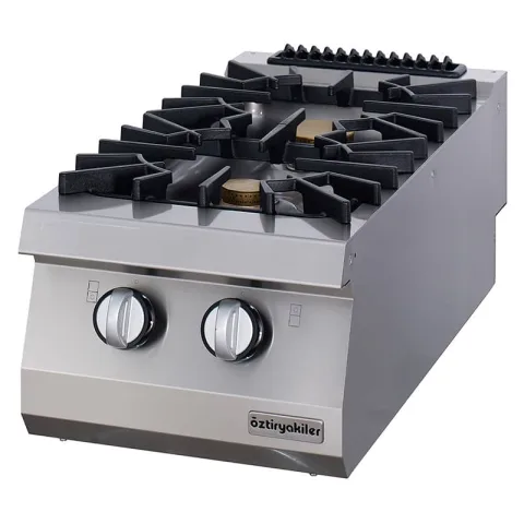 Öztiryakiler Öztiryakiler Set Üstü Gazlı Ocak, İkili, 16 kw, 40x90x30 cm, OSOG 4090