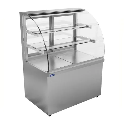 Öztiryakiler Öztiryakiler ETD-11N12 Bombe Camlı Nötr Teşhir Dolabı, 290 lt, 120x70x135 cm