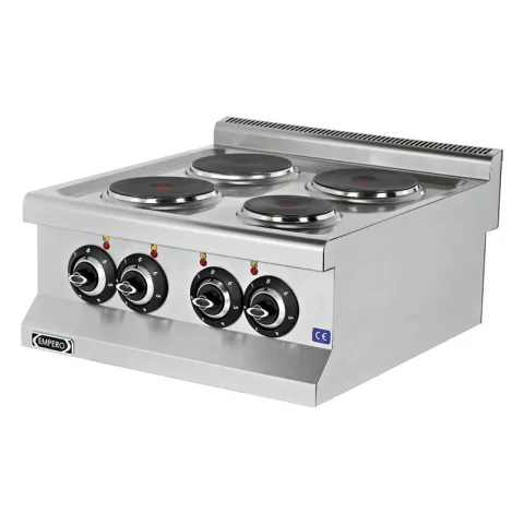 Empero Empero Snack Seri Set Üstü Elektrikli Ocak, 4 Pleytli, 60x63,5x28,5 cm
