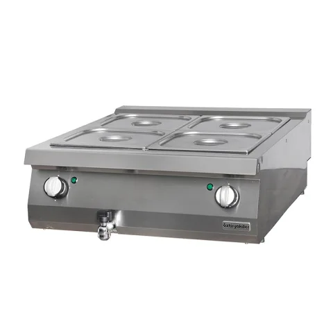 Öztiryakiler Öztiryakiler Yeni 900 Serisi, Set Üstü Elektrikli Bain Marie, 80x90x30, Gn Kaplar Hariç, OBE 8090