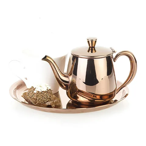 Biradlı Biradlı GRV-238 Kahve ve Çay Takımı, Altın