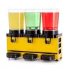 Samixir MMM30 AY, Analog, Panoromik Triple Soğuk İçecek Dispenseri, 10+10+10 Lt, Karıştırıcılı, Sarı