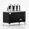 Anka Pro Full Otomatik 3 Demlikli Çay Kazanı, 30 L, Elektrikli, Siyah
