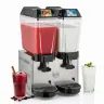 Remta ST13 Çiftli Şerbet ve Ayran Soğutma Makinesi, 1 Fıskiyeli 1 Karıştırıcılı, 20+20 Litre Kapasiteli, Silver