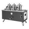 Remta EP03(L) Çift Cidarlı Çay Makinesi, Elektrikli, 3 Demlikli, 31 Litre Kapasiteli, Siyah