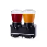 Samixir MM44 Panoramik Twin Soğuk İçecek Dispenseri, 22+22 Lt, Çift Karıştırıcılı, Siyah