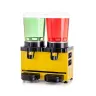 Samixir MM20 Panoromik Twin Soğuk İçecek Dispenseri, 10+10 Lt, Çift Karıştırıcılı, Sarı